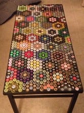 How To Attach Bottle Caps To Wood