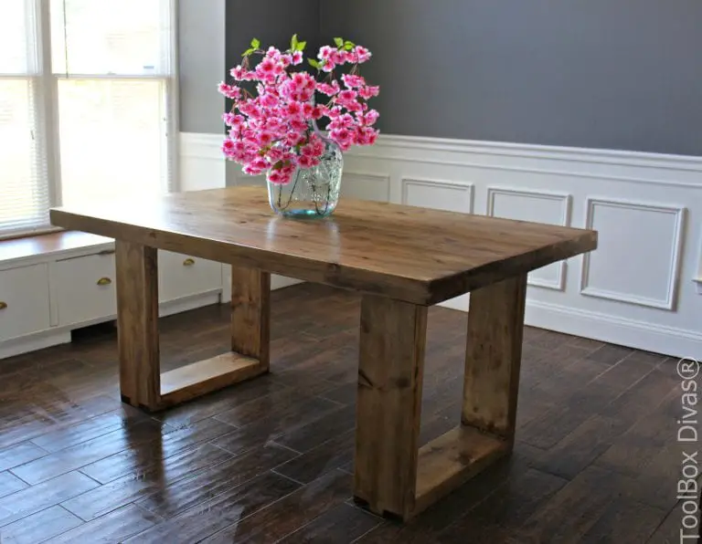 Husky Modern Farmhouse Table Dining Table 1