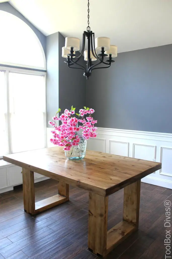 Husky Modern Farmhouse Table Dining Table 2