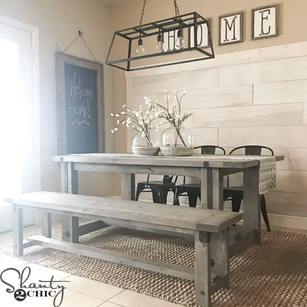 Industrial Farmhouse Table Diy