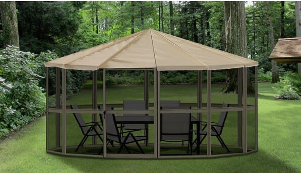 Large Screened Gazebo For Special Events