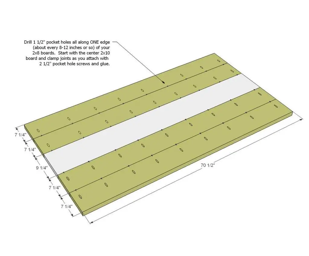 Lay The Best 4 Planks Out On A Clean And Flat Surface