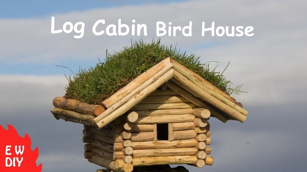 Log Cabin Bird Feeder