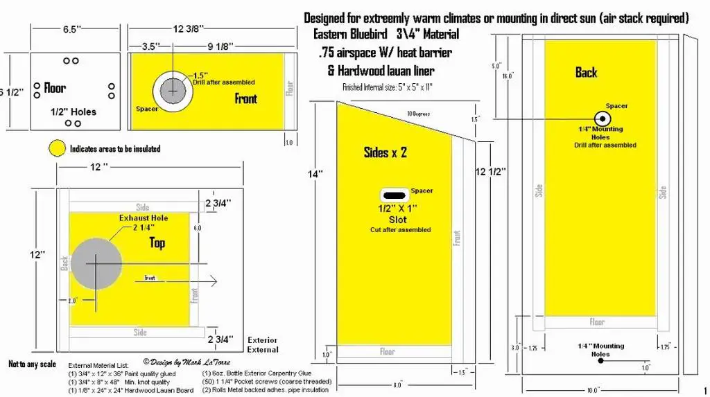 Mark Bluebird Bluebird House Designs