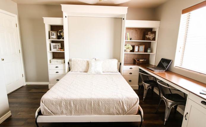 Murphy Bed With A Working Desk