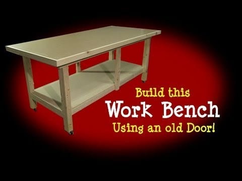 Old Door Workbench