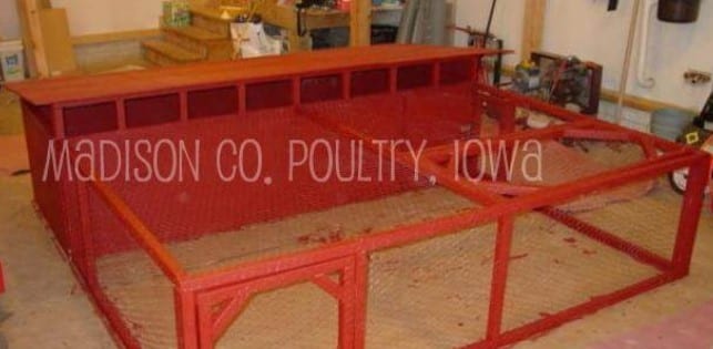 Old Style Hen House Chicken Tractor