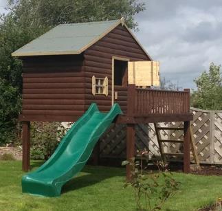 Playhouse With A Slide
