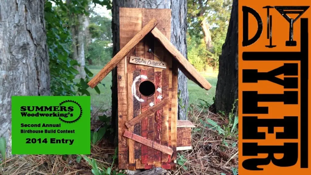 Rustic Bluebird House Out Of Pallets
