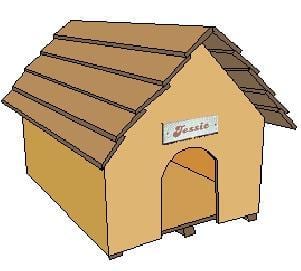 Simple Dog House By Buildeazy