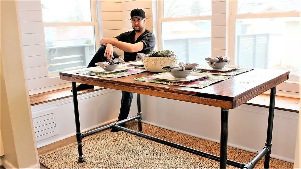 The Industrial Farm Table Easy Diy Project