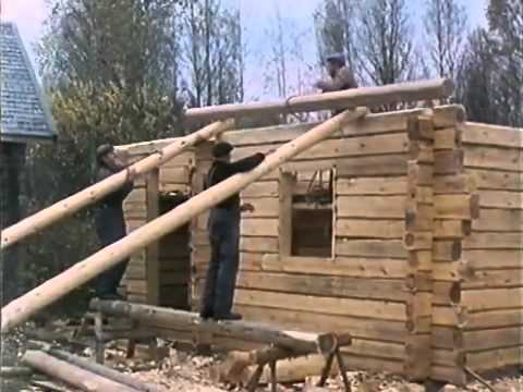 Traditional Finnish Log Style House Shed