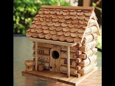 Wine Corks Bird House