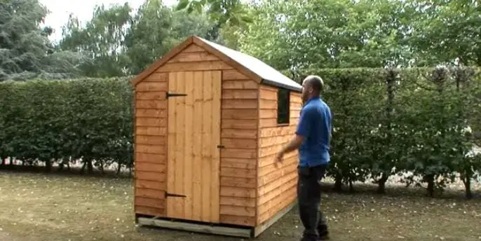 Wooden Base Shed