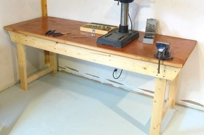 Workbench With A Solid Core Door For 35