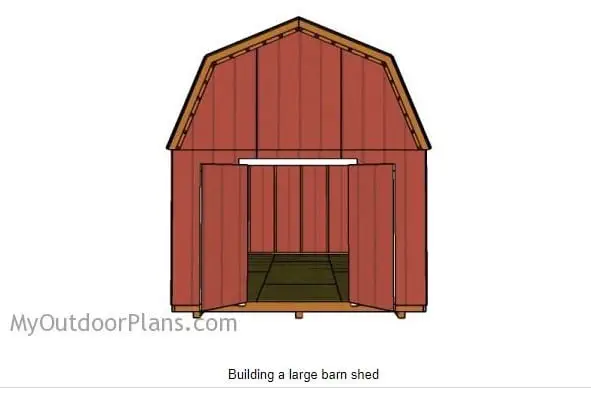 12 By 16 Diy Barn Shed Plans 3