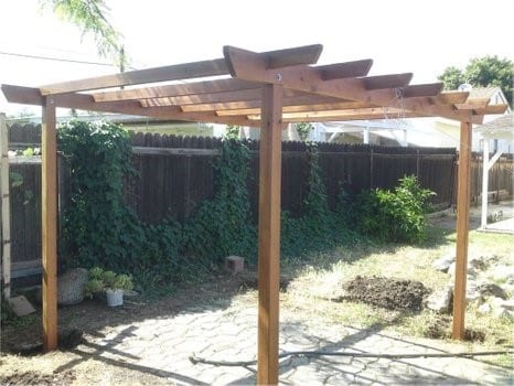 A Simple Pergola Project