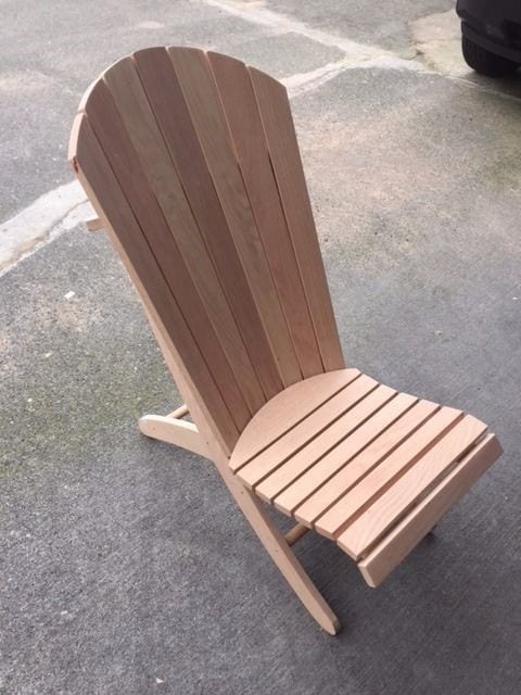 Armless Adirondack Chair Design
