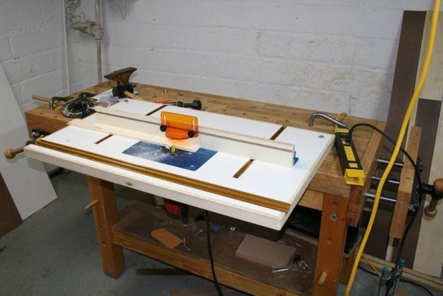 Bench Mounted Router Table 1