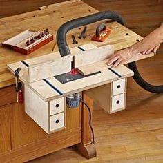 Bench Mounted Router Table
