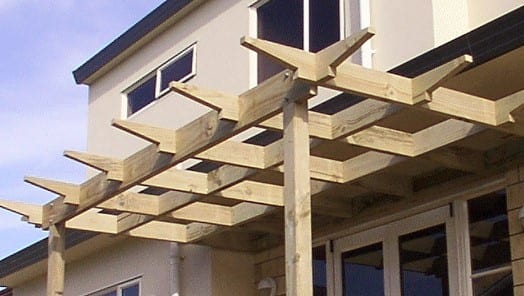 Box Type Pergola Design Plan