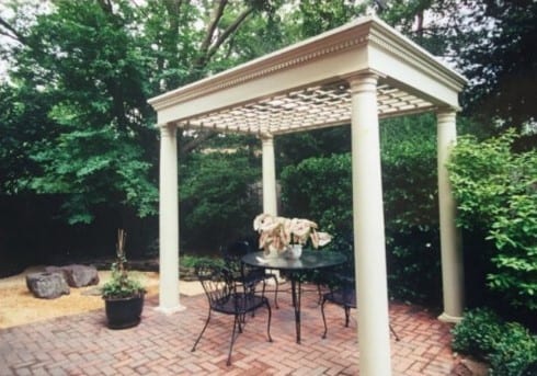 Breezy White Pergola Plans