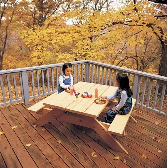 Children’s Picnic Table Plan