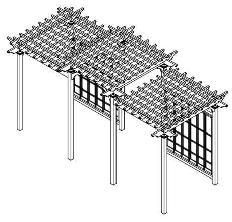 Classic Vineyard Pergola