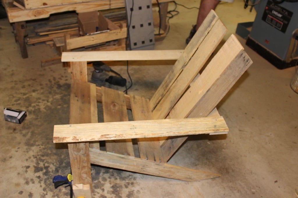 Comfortable Pallet Chair