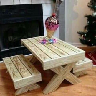 Cute Two Seater Picnic Table Inspiration