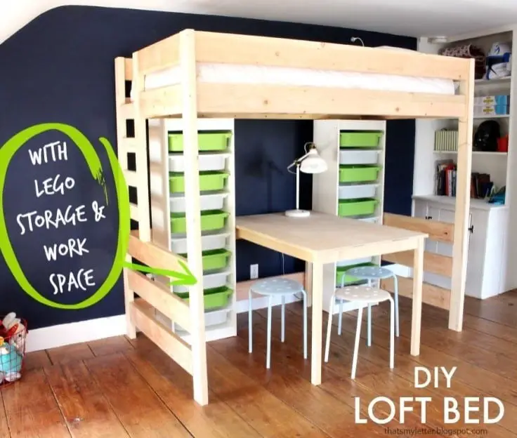 Diy Loft Lego Bed Design