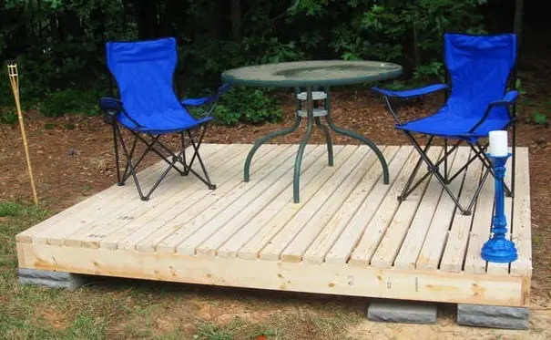 Diy Pallet Floating Deck By The Garden Glove And Instructables