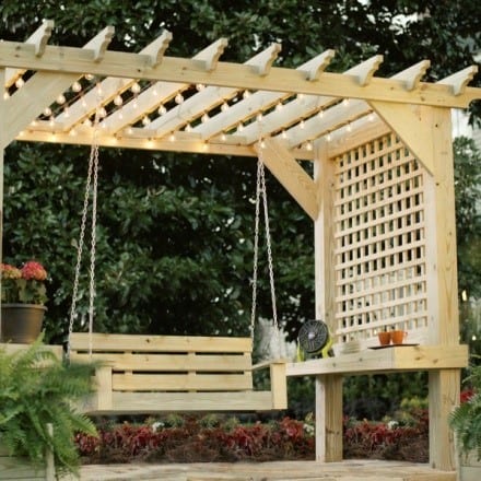 Diy Pergola Swing Plan