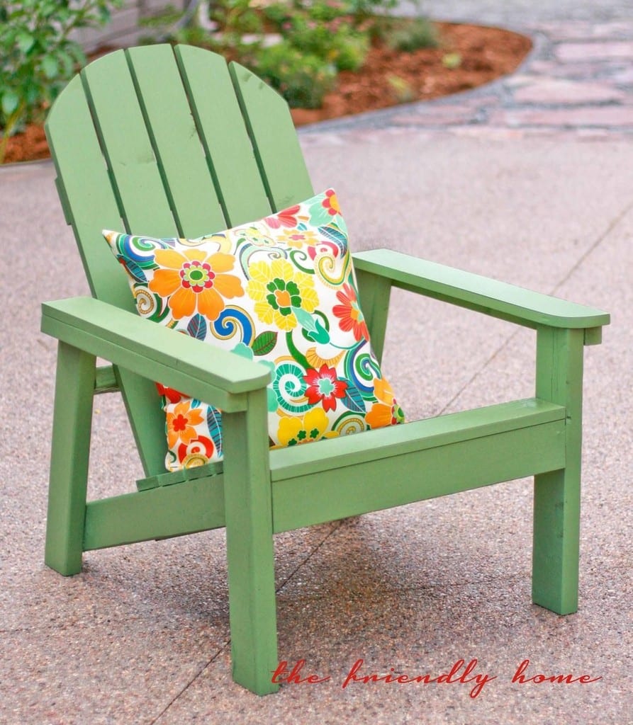 Green Adirondack Chair