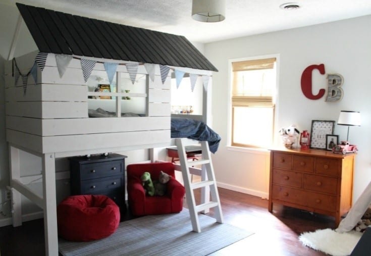 Kids Club House Loft Bed Design