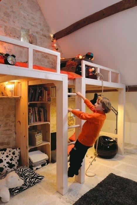 Loft Bed Playhouse And Fun House
