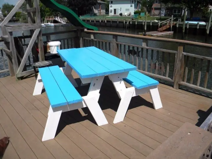 Picnic Table With A Modern Design
