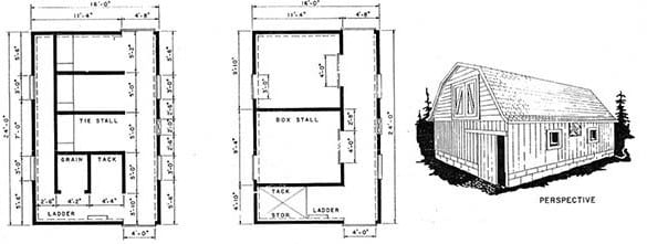 Post Frame Barn Plans