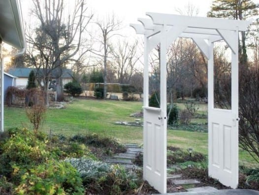 Repurposed Doors Pergola Plan