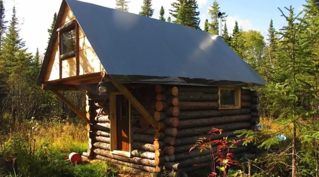 Simple Log Cabin Tiny Home For 500
