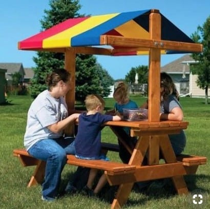 Small Covered Picnic Table Inspiration