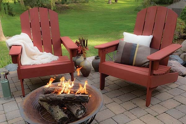 The Cozy Adirondack Chairs