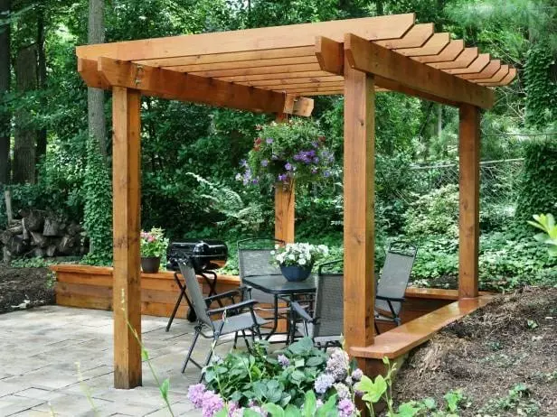 The Gorgeous Red Pergola