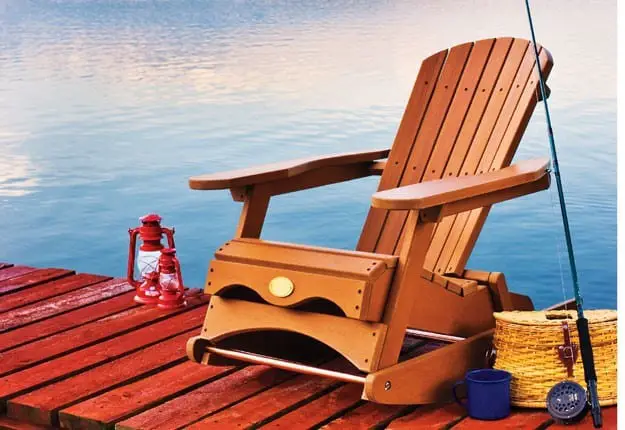 The Red Rocker Adirondack Chair