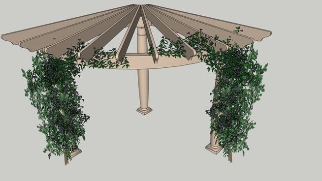 The Round Pergola Design