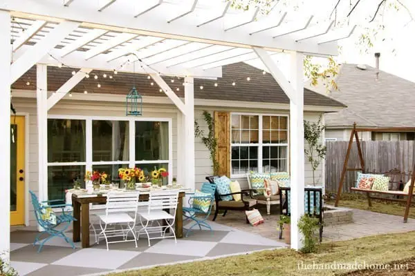 The Stunning White Pergola