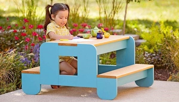 The Tiny Toddler Picnic Table