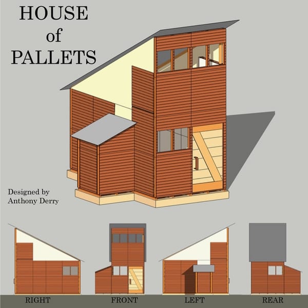 Two Story Pallet House 2