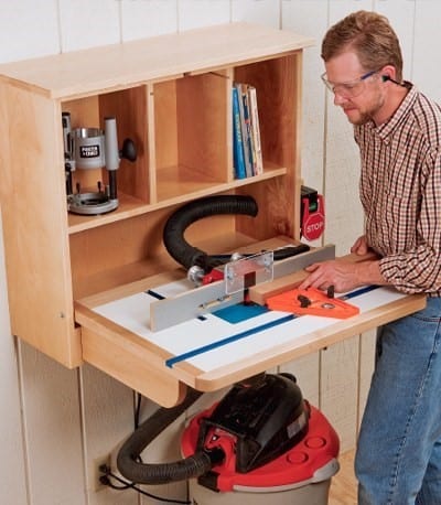 Wall Mounted Router Table