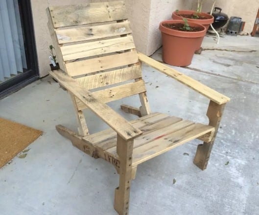 Wooden Pallet Chair